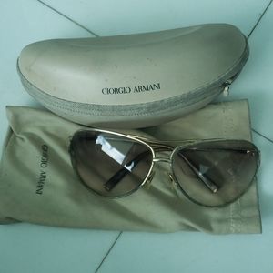 Giorgio Armani aviator sunglasses.